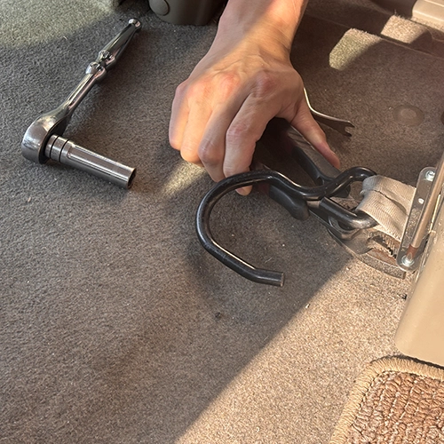 福祉車両の修理中に福祉車両レンタカー