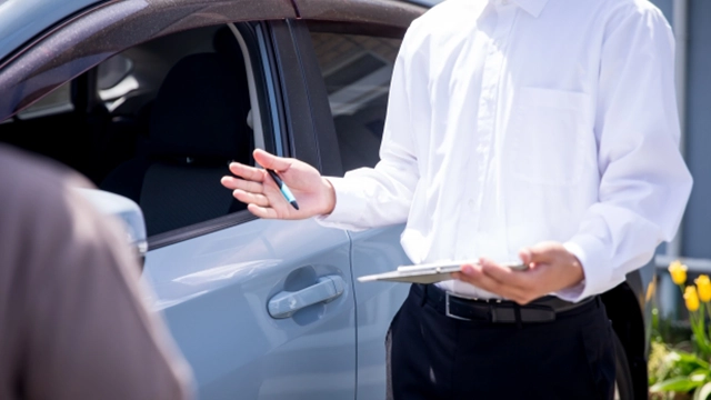 車をチェックして終了